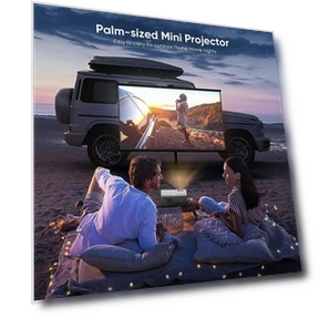 Smart Projector with WiFi and Bluetooth — Home Theater Projectors, NISOO