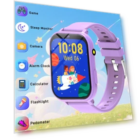 1.83-inch HD Camera Smart Watch with 18 Games, Step Counter, Sleep Monitoring, Alarm — Smartwatches, greentiger