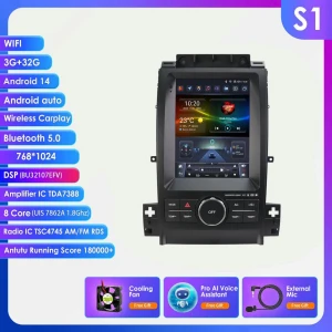 9.7 Inch Android Car Stereo with GPS, CarPlay, 4G, and AI — Car Infotainment System, Hizpo