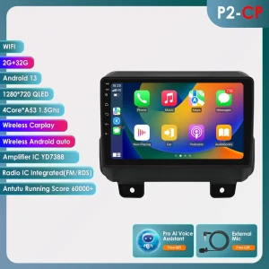 Android Car Radio with GPS Navigation and CarPlay — Car Infotainment System, Hizpo