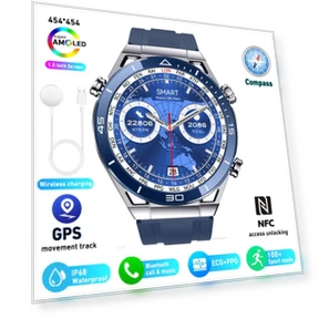 Bluetooth Call Smartwatch with ECG+PPG, GPS, and Sports Tracking — Smartwatches, Tiktop2