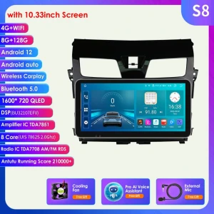 Car Multimedia System with Android, GPS Navigation, and AI — Car Infotainment System, Hizpo