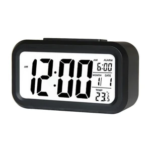 Digital Alarm Clock with Snooze, Date, and Temperature Display, Tooarts