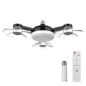 Drone Shape Fan Lights with Remote Control, COOKING-MALL