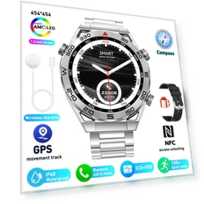ECG+PPG NFC Bluetooth Call Smartwatch GPS Sports Track — Smartwatches, Tiktop2