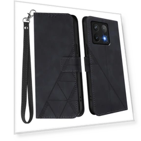 Leather Case with Hand Strap Wallet Stand Phone Cover — Phone Accessories, Smartwatch 2025