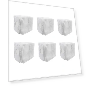 Replacement Dust Bags for Robot Vacuum — Canister, Brioche