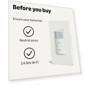 Smart Motion Sensor Dimmer Switch — Dimmer Switches, Amazon Basics