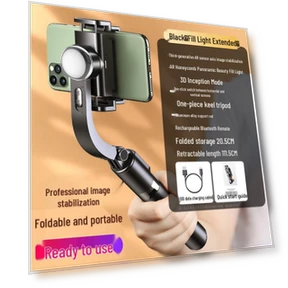 Smart Stabilizer with Anti-Shake Protection and Selfie Stick — Steady Shots, Pickerr