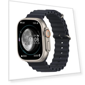 Smart Watch with AMOLED Display and AI Features — Smartwatches, HK9