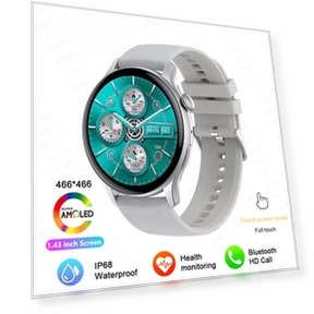 Smart Watch with NFC, GPS Tracking, Health Monitoring, Voice Bluetooth Calling — Smartwatches, JT-Online
