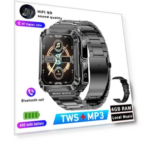 Smart Watch with Wireless Headset — Smartwatches, Tiktop2
