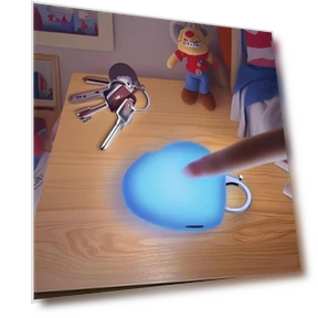 Touch-controlled Heart-shaped Night Light — Creative Lighting Solutions, Home Whispers