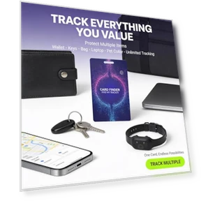 Wallet Tracker Card — Item Locators, ZGAGFZ