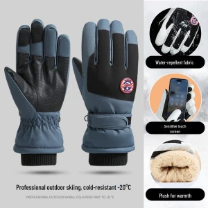 Winter Gloves for Skiing and Biking with Touchscreen — Heated Gloves, Luna Living