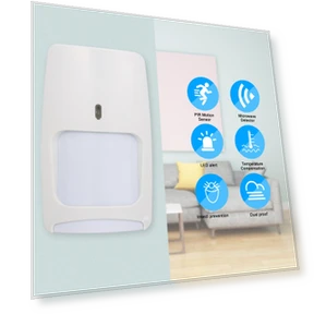 Wired PIR Microwave Sensor Detector — Motion Sensors, mfySpace