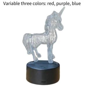 3D LED Acrylic Night Light — LED Strip Lights, CopperKettle