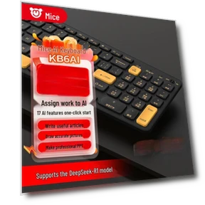 AI 96-Key Dual-Mode Wireless Keyboard — Keyboards, MiMouse
