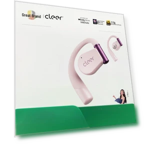 AI Smart Dolby Open-Ear Sports Ear-Hook Bluetooth Headphones — In-Ear Headphones, Cleer