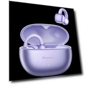 AI Smart Open-Ear Clip Sport Headphones — In-Ear Headphones, Newman