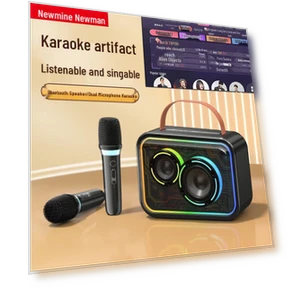 All-in-One AI Voice KTV Microphone Speaker — Sing-Along Systems, Newmine