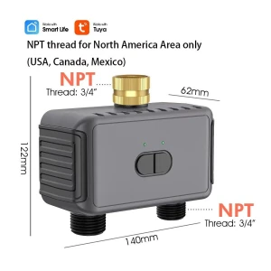 Automatic Water Timer Sprinkler Valve — Irrigation System, Tuya