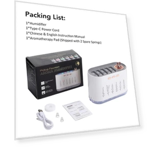 Bedroom Humidifier with Sound Sensor — Air Moisturizers, Artesano Home