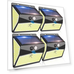 Outdoor Solar Light with Motion Sensor — Outdoor Security & Flood Lighting, UniqueFire