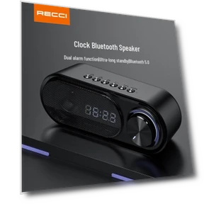 Portable Bluetooth Speaker with Clock — Portable Sound Systems, Recci