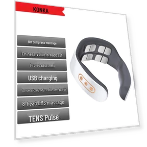 Rechargeable Smart Neck Massager — Back Relief Solutions, Konka