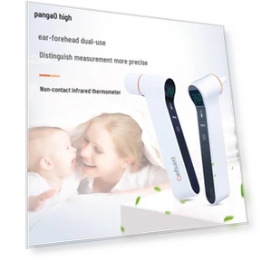Smart Infrared Thermometer for Forehead and Ear with Massage Function — Baby Thermometers, Pangao