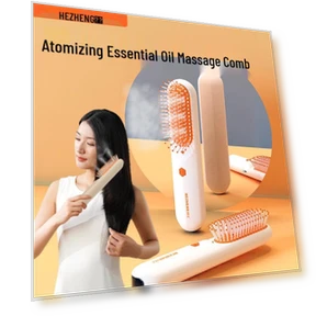 Smart Scalp Essential Oil Atomizing Comb — Combs, Hezheng