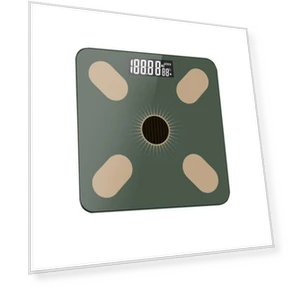 Smart USB Rechargeable Body Fat Scale — Body Composition Analysis, TUY