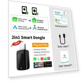 Wireless CarPlay and Android Auto Adapter Dongle — Stereo Receivers, The Cozy Nook