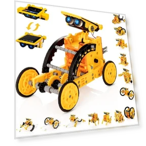 14-in-1 Solar Robot Kit — Solar Power, 2ZD