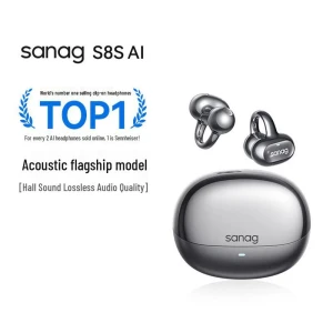 AI Ear-Clip Wireless Sport Earbuds with Translation — Wireless Earbuds, SANAG