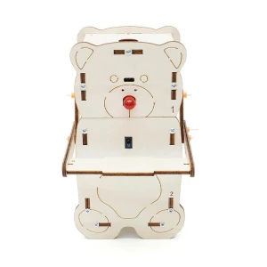 Coin-eating Robot DIY Wood Material Science Experiment Toy, TinyJoy