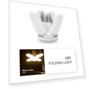 Foldable Motion Sensor LED Bulb — Lighting Solutions, Fashion Shoes