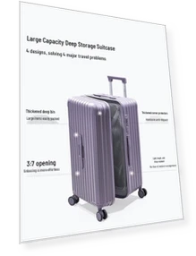 Grand Traveler Series Smart Lock Luggage — Luggage Locks, OIWAS