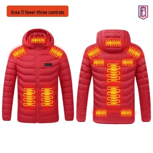 Heated Winter Jacket with Hood — Heated Jacket, UrbanEdge