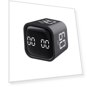 Mini Digital Timer with Gravity Sensor Flipping LED Display — Timers, Artesano Home