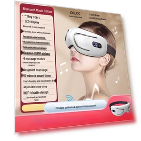 Smart Eye Massager with Heat and Bluetooth — Pillows, AUX