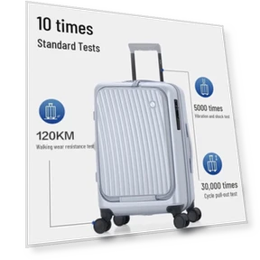 Smart Rechargeable Front-Opening Carry-on — Suitcases, OIWAS