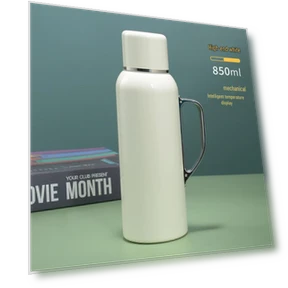 Smart Tea Infuser Insulated Mug with Mechanical Temperature Display — Beverage Warmers, MRSIKEY