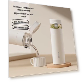 Smart Tea Infuser Thermos Bottle — Beverage Warmers, RELEA