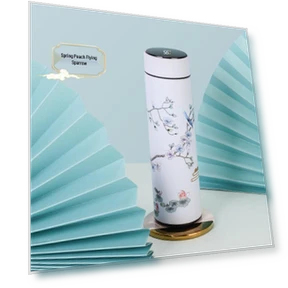 Smart Temperature Display Insulated Water Bottle — Hydration Essentials, Karborton