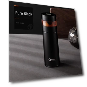 Smart Temperature Display Tea Infuser Insulated Mug — Beverage Warmers, Vanow