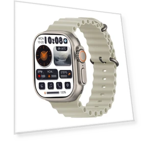 Smart Watch with AMOLED Display, AI Dial, NFC, and Compass — Smartwatches, HK9