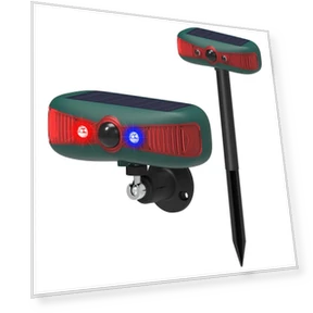 Solar Animal Deterrent with Motion Sensor and Alarm — Motion Sensors, baosugaofenzi