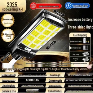 Solar Integrated Street and Courtyard Light, Chose One